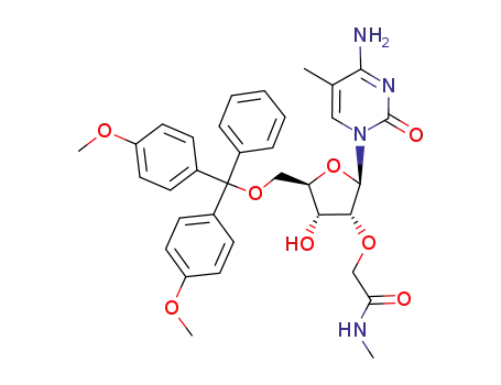 5'-O-(4,4'-dimethoxytrityl)-2'-O-[2-(methylamino)-2-oxoethyl]-5-methylcytidine